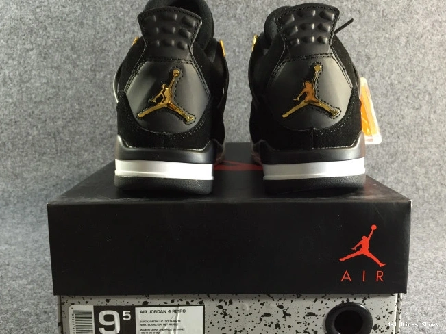 4 metallic 308497- jordan 1165 UrbanStyle black “royalty” gold-white mens air 0111